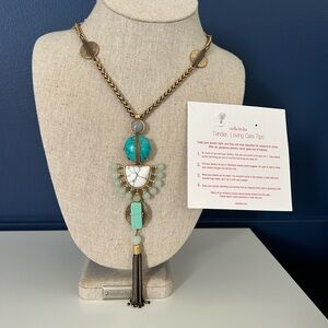 Stella & Dot- Long Jade Necklace (Do not recall the name)